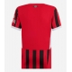 AC Milan Tricou Fotbal Replică 2024-25 Femei Acasa